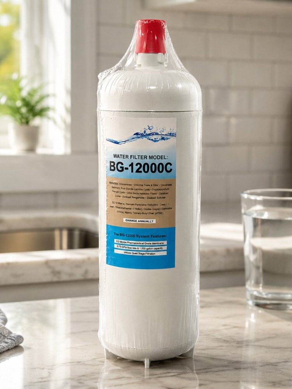 BG-12000C-A3 Water Filter Compatible Body Glove WI-BG12000C Sealed